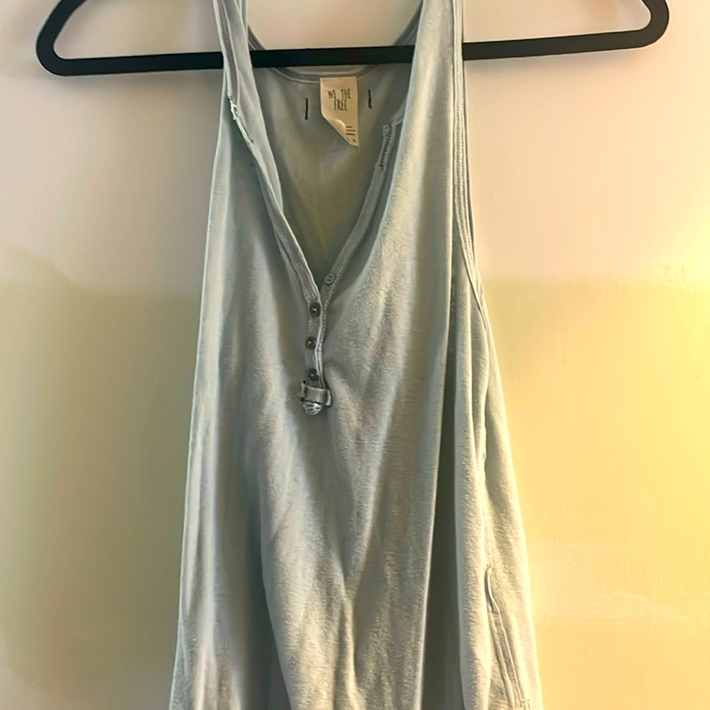 We the free pale aqua tank